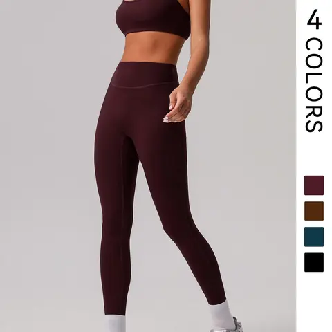 Two-piece Set Women's Solid Racer Back Crop Sports Bra & High Waist Leggings Tracksuit Set, Quick Drying Breathable Comfortable for Yoga Gym Workout Running, Ladies Sportswear for All Seasons, Workout Sets Women, Fitness Sets, Women Workout Clothes