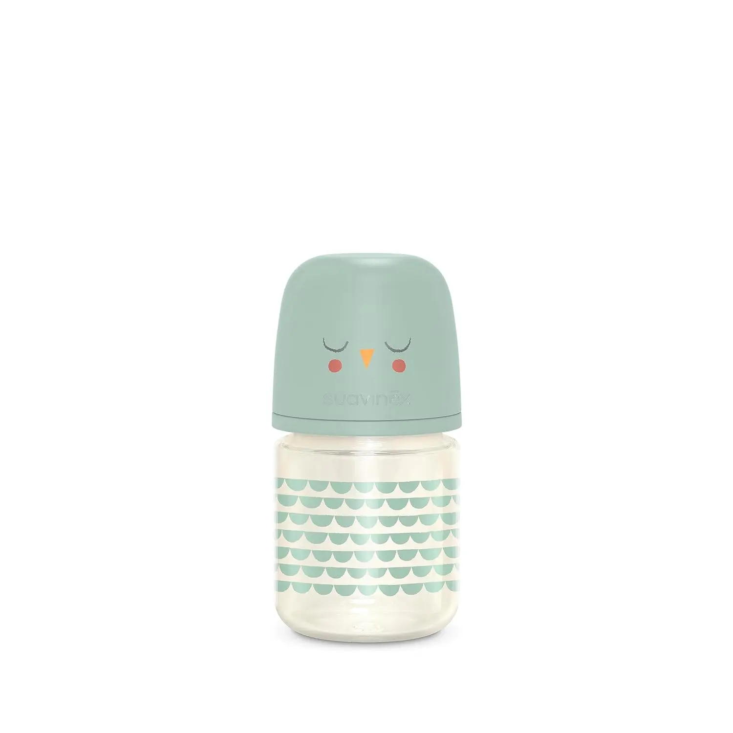 Glass Baby Bottle with SX PRO Silicone Nipple, Anti Colic Baby Bottles, Baby Bottles  Breastfed Babies, Slow Flow, 0mo, 4oz, Mint