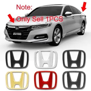 Car Front Rear Logo Auto Grille Emblem Sticker Accessories Sticker Decals Automotive Accessories Car Stickers For Honda CR-V STEPWGN Civic Accord City XR-V Envix ODYSSEY VEZEL Fit