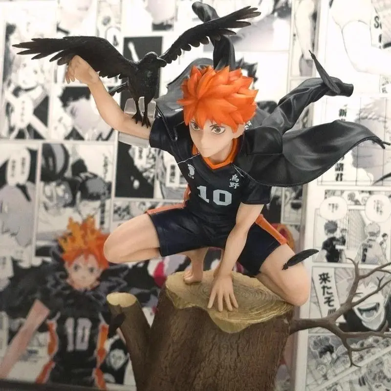 2026 new hot item 22CM Haikyuu!! Hinata Shoyo Kageyama Tobio Anime Cartoon Action Figures Model Kit Desktop Ornament Collectible Trendy Toys Gifts