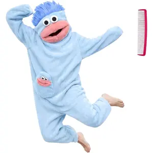 Viral Funny Big Mouth Monster Kigurumi Costume, Thick Soft Plush Full One Piece Onesie, Matching Couple Family Loungewear For Birthday Bash, Sleepover & Pre-Halloween Cosplay Party, Unique Novelty Gift For Lovers & Family