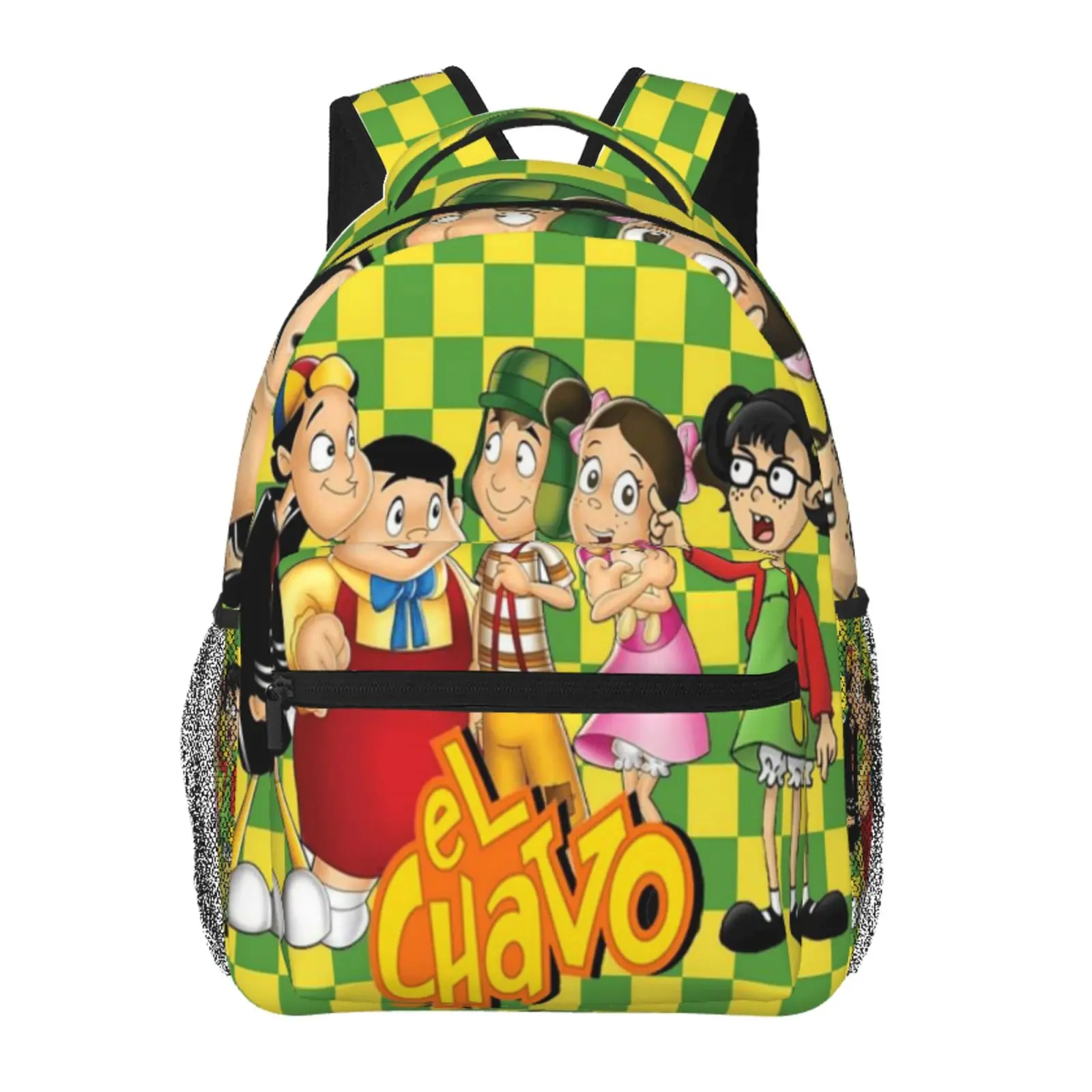 El Chavo Del Ocho backpack, anime bookbag cartoon lightweight backpacks,adjustable straps book bags for teens girls boys, fashionable unisex school bag, kids bags for office travel college work school, gift