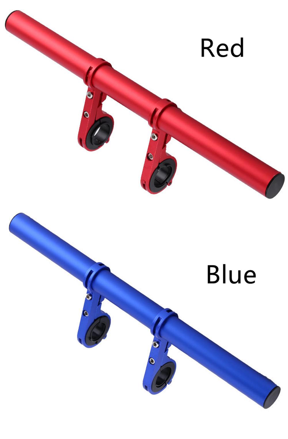 30cm Bicycle Handlebar Extended Bracket MTB Headlight Mount Extented Bar Road Mountain Bike Handlebar Extender Rack Parts