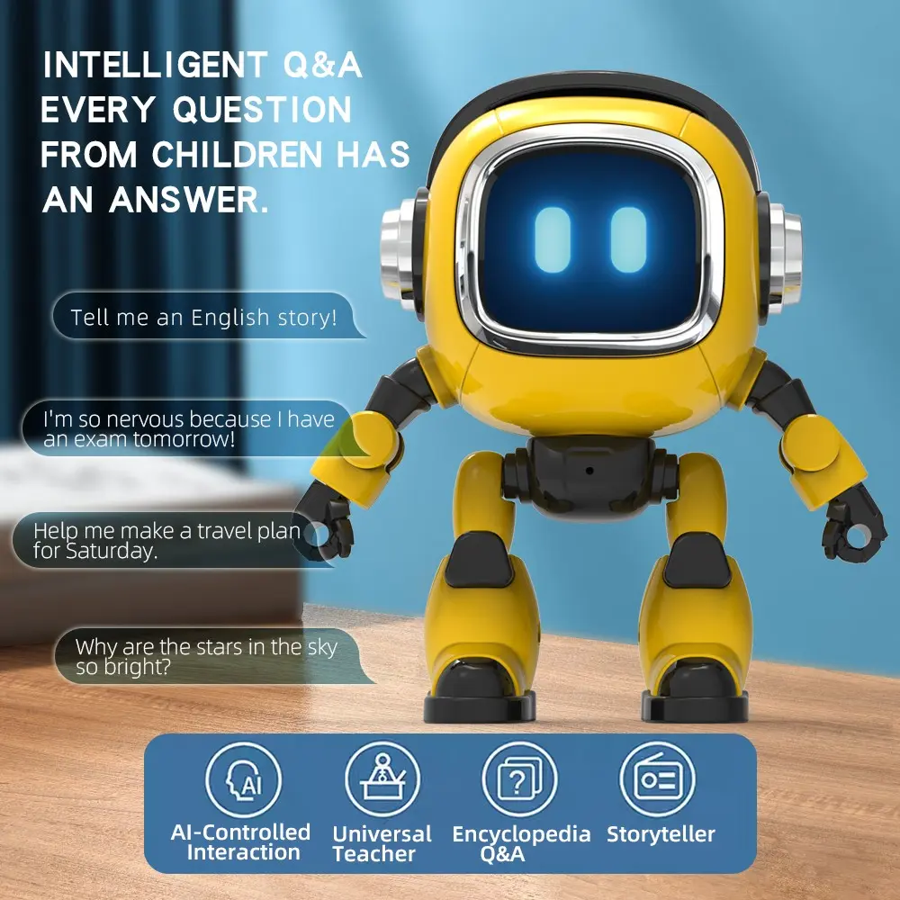 Ai Robot Toy, Emotional Companion Robot, Alzheimer's Gift, Educational Interactive Toy, Ai-Powered Smart Robot, Brain-Stimulating Toy, Digital