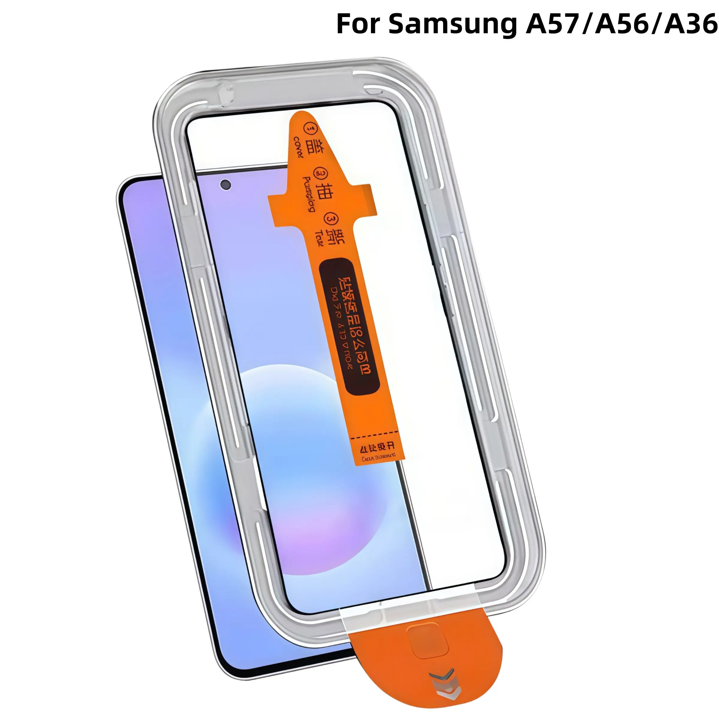 High-Definition Privacy Screen Protector for Samsung A57/a37 A56/a36, Dust-Free Tempered Glass, Anti-Shock and Scratch-Resistant, Easy Installation