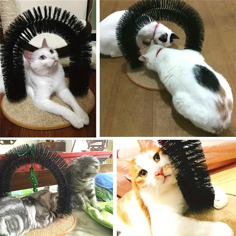 Cats Can'T Resist Grooming Brushes And Scratching Toys - Cat Arch, The Self-Grooming Tool: Pamper Your Cat with Massage And Grooming Brushes!