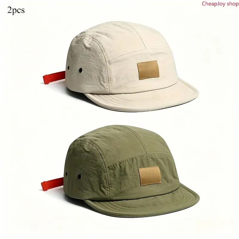 2/1pcs  Vintage Japanese Streetwear Snapback Cap | Retro Hip-Hop Duckbill Hat for Men | Breathable Quick-Dry Polyester | Lightweight Non-Stretch Baseball Cap | Urban Fashion Accessory