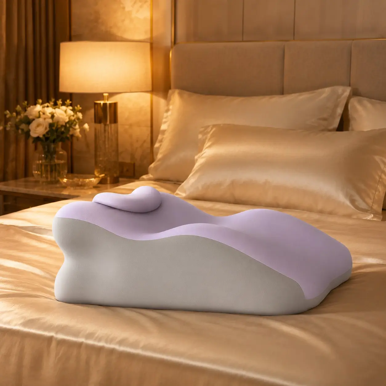 Double Person Relaxing Cushion with Matching Pillow, Comfortable Home Rest Pose, Easy Care Cover, Durable Material, Adxz-36
