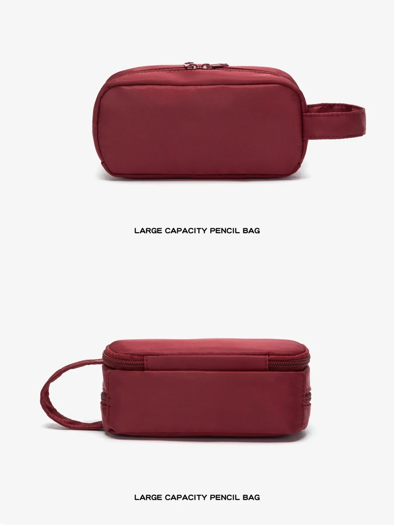 Large Capacity Pencil Case 3D Multi-Compartment Stationery Pouch Portable Pen Organizer Office Supplies