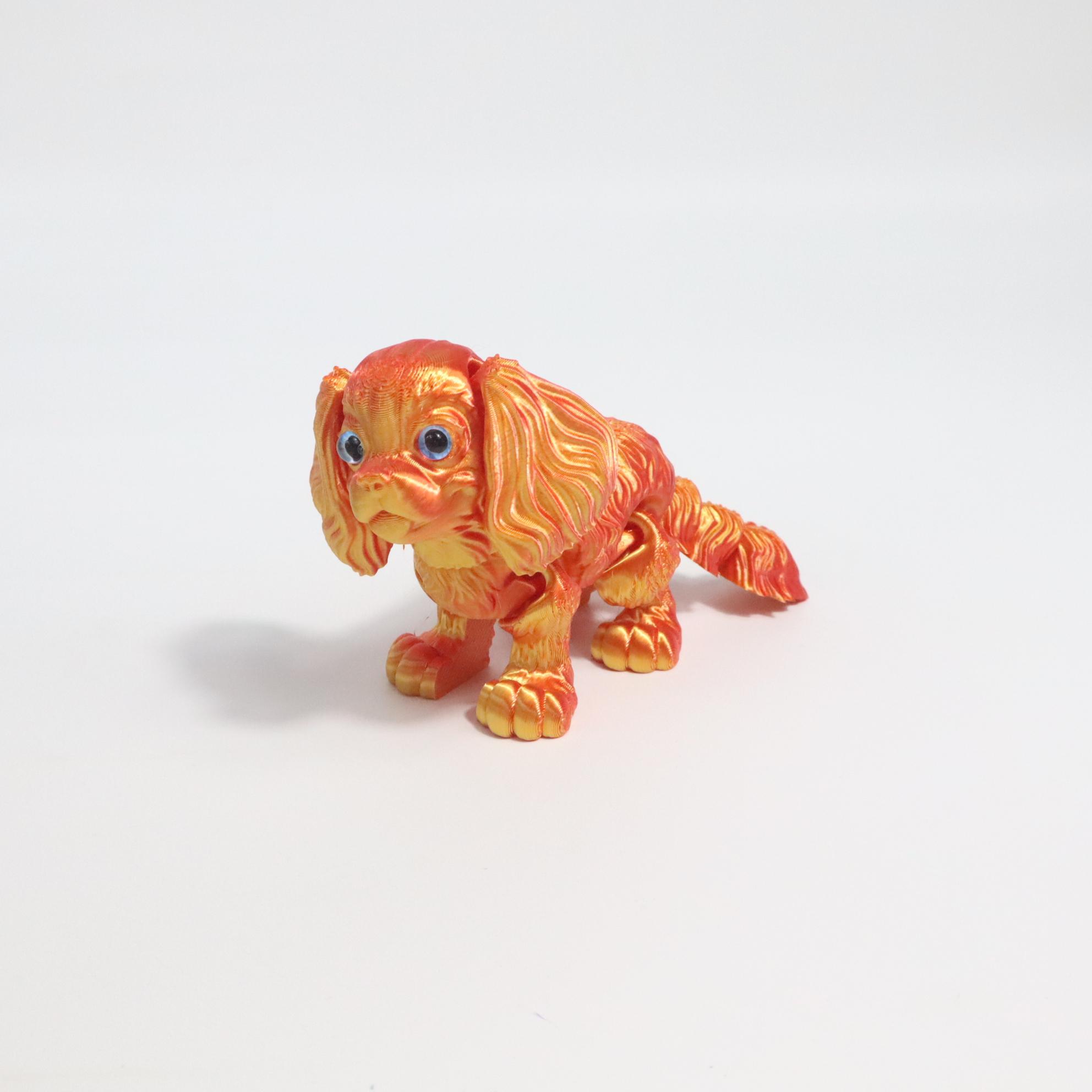 3D Printed Poodle Dog Figurine, Large & Small Sizes Available Decorative Fidget Figurine, Durable Plastic Material, Perfect Gift for Any Occasion, Articulated Fidget Figurines, Doll Figurines, Collectible Figurines