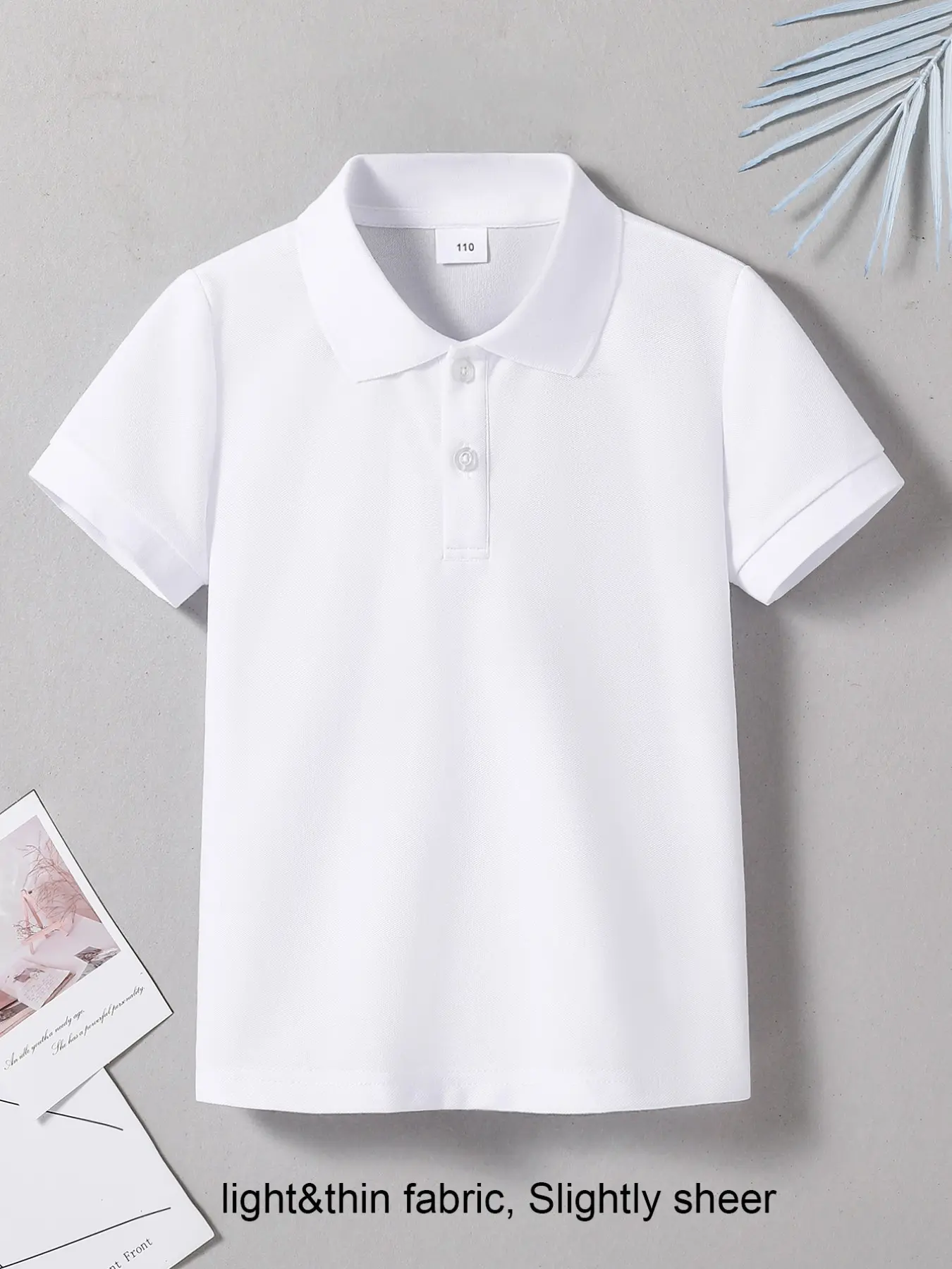 Summer Solid Color Fashion Preppy Short Sleeve Polo Shirt, Suitable for Casual, Sports, School Activities, Stylish and Comfortable
