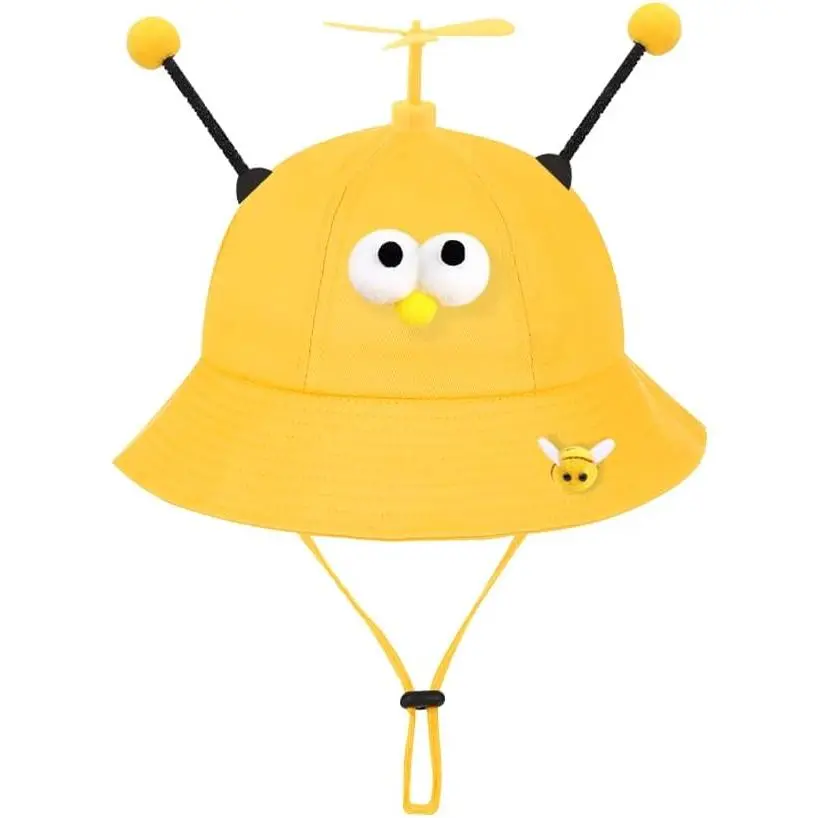 Propeller Hat,Bees Hats,Summer Bucket Hat, Sun Hat Funny hat for Adult and Anyone Dress Up Costume & Party Hats