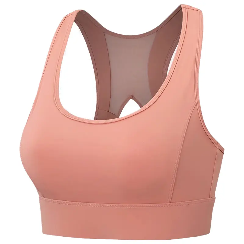 High Impact Shockproof Sports Bra, Quick-Dry Padded Yoga Bra for Women, Push-Up Supportive Running Bra, Wirefree Comfortable Gym Bra for Workout