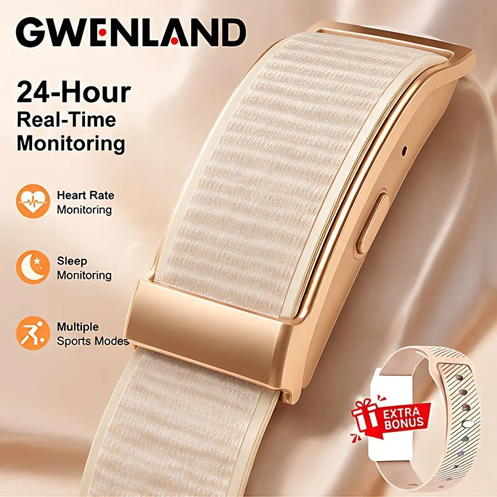 New Screen-free Fitness Band - Smart Band Supports Call/SMS Alerts, Step Counting, Multiple Sports Modes, Sedentary Reminders, Alarm, And Female Cycle Tracking, Perfect For Everyday Wear And Makes A Great Birthday Or Holiday Gift For Women