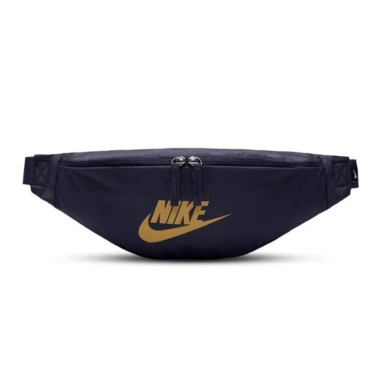 Nike Sportswear Heritage Polyester Waist Bag for Men and Women, Casual Unisex Style in Navy Blue