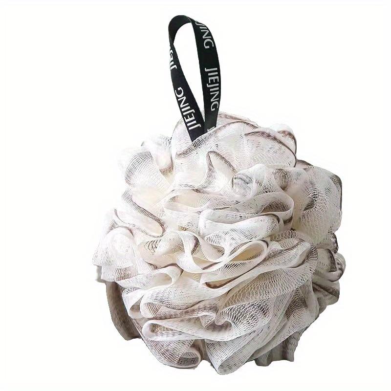1/3pcs Gradient Color Bath Balls, Dual-Use Foaming Exfoliating Washcloth, Lace-Edged Bath Flower Ball with Rich, Long-Lasting Lather, Hangable, Comfortable and Soft Foaming Mesh Bath Accessory for Showering