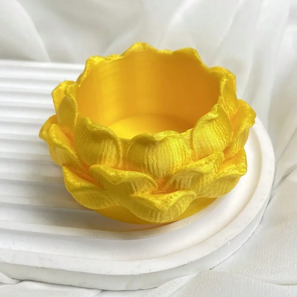 Lotus Shaped Flower Pot, Creative Cactus Planter, Lightweight, Suitable for Succulents, Bonsai, Small Plants, Indoor Decor, Ideal Gift