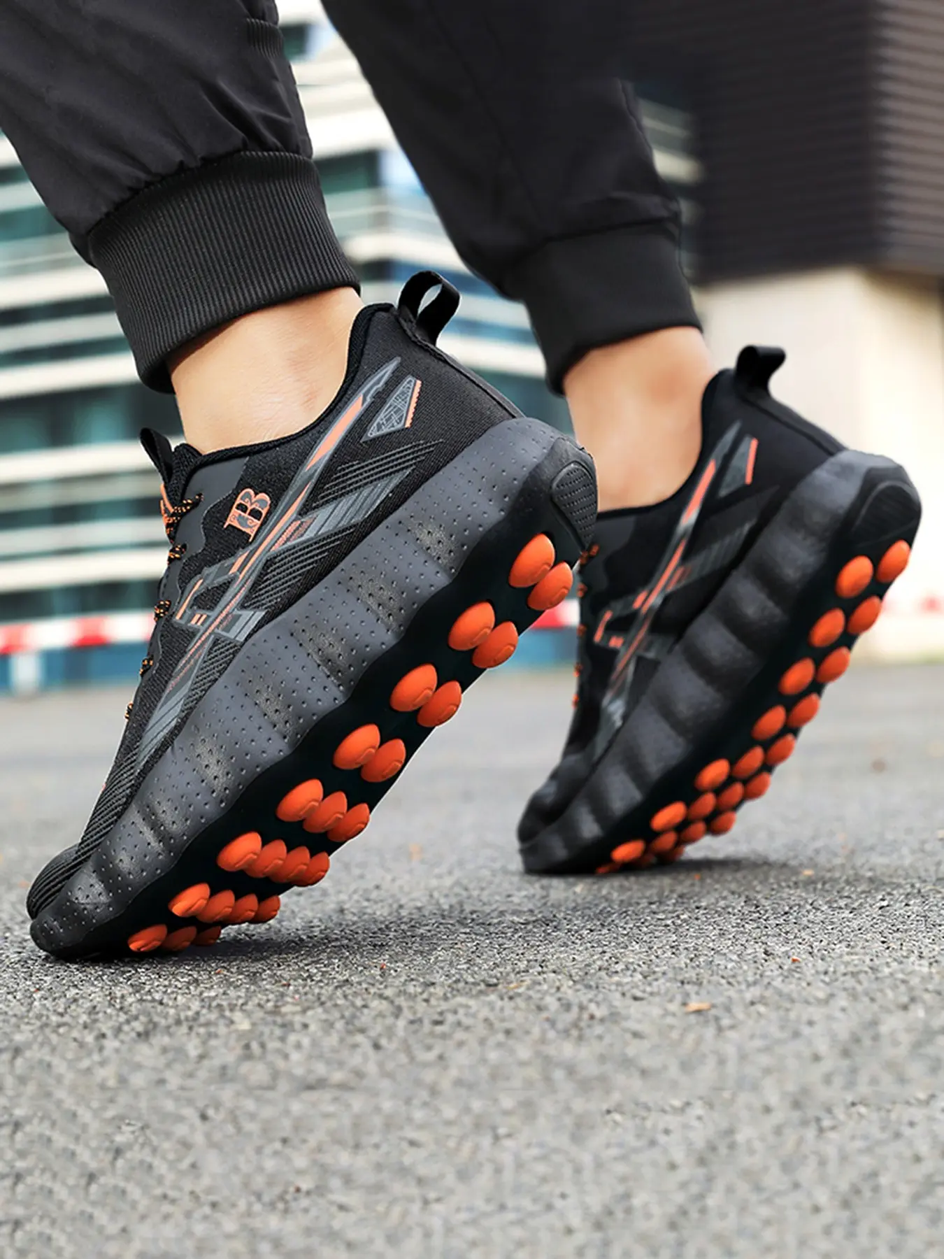 Unisex Casual Sports Shoes, Textile Upper, Rubber Sole, Breathable, Non-Slip, Multiple Colors, Sizes 36-45, Outdoor Running, Breathable Running Sneakers