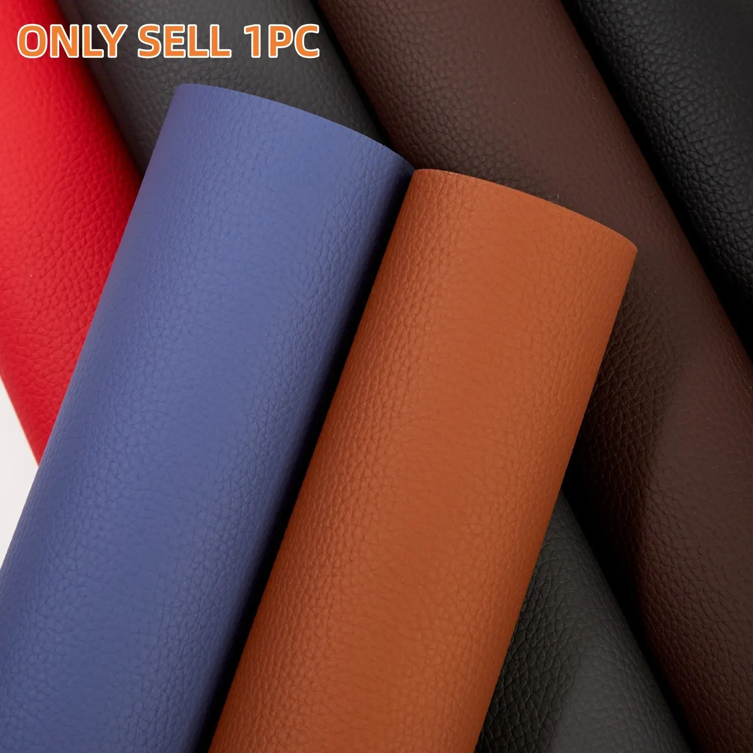 Self-adhesive Faux Leather, Durable PU Leather, Waterproof & Scratch & Wear Resistance Leather Tape, DIY Leather Repair Patch Kit for Sofa, Car, Seat, Furniture, Bag, Shoes, Motorcycle, and Jacket
