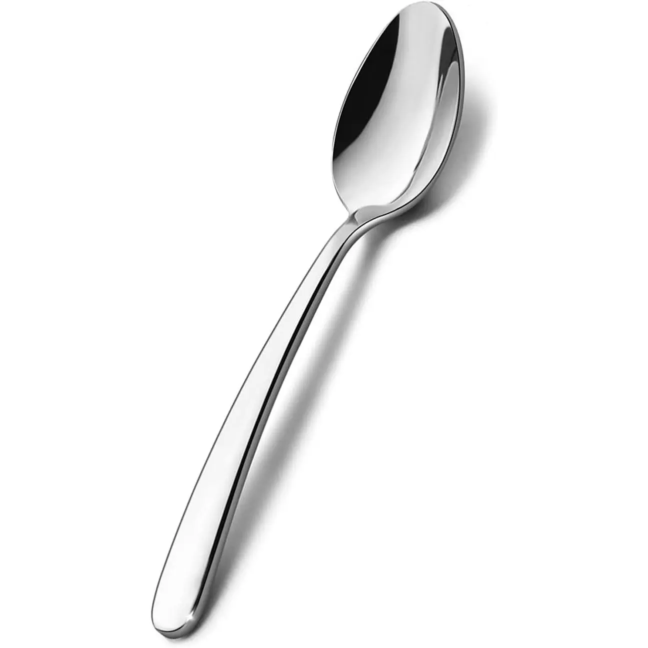 12-Pieces Teaspoons, Heavy  Stainless Steel 6.7 Inches Small Spoons, Modern & Elegant Design, Mirror Polished, Dishwasher Safe