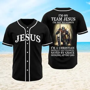 Jesus Baseball Jersey Christian Religious Faith Men Women Gift #   TikTokMadeMeBuyIt #   TikTokShop #   Jesus #   Baseball Jersey