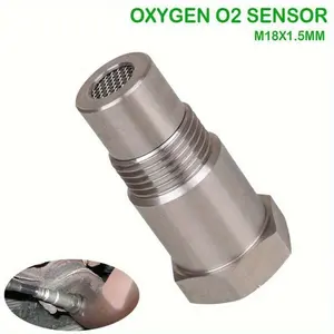 M18*1.5 Universal Extension Filter Oxygen O2 Sensor Connector Extender Spacer Internal Thread Car modification accessories