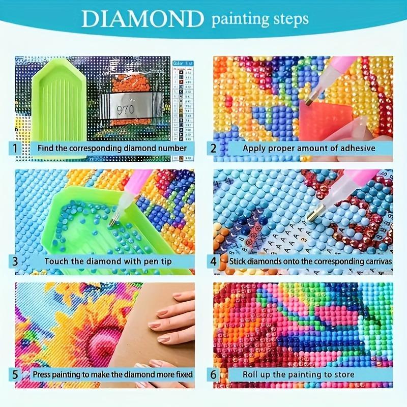 Sea World Pattern DIY Diamond Arts Colorful Painting Kit without Frame, DIY 5D Diamond Arts Colorful Painting Kit, Wall Art Decor for Home Living Room Bedroom, Sea Life