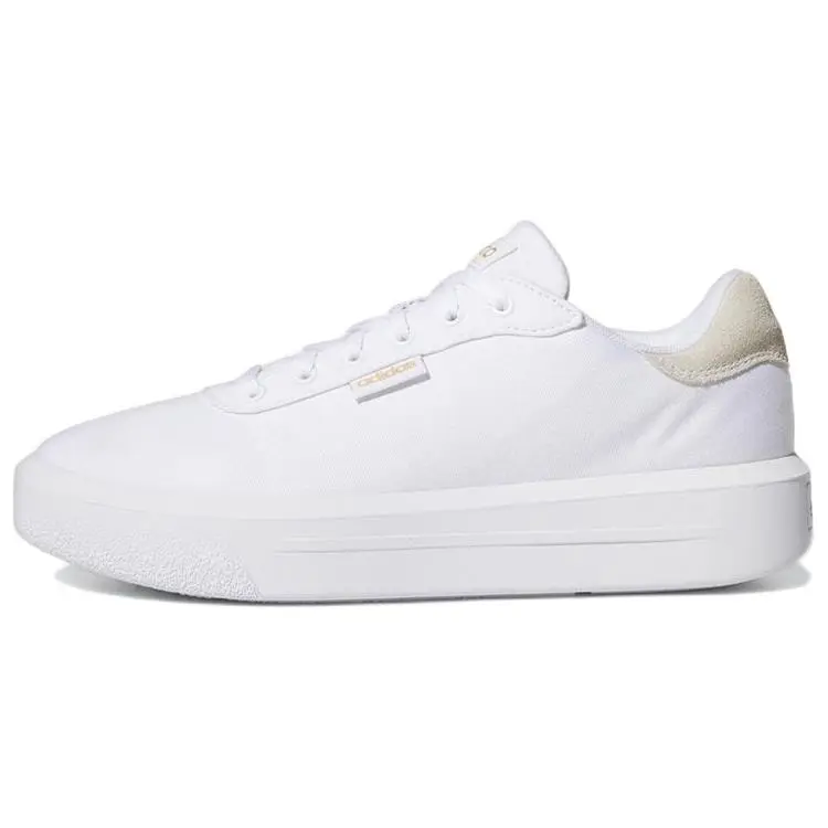 adidas Puma Wmns Court Platform CLN 'White Gold Metallic' GZ1689