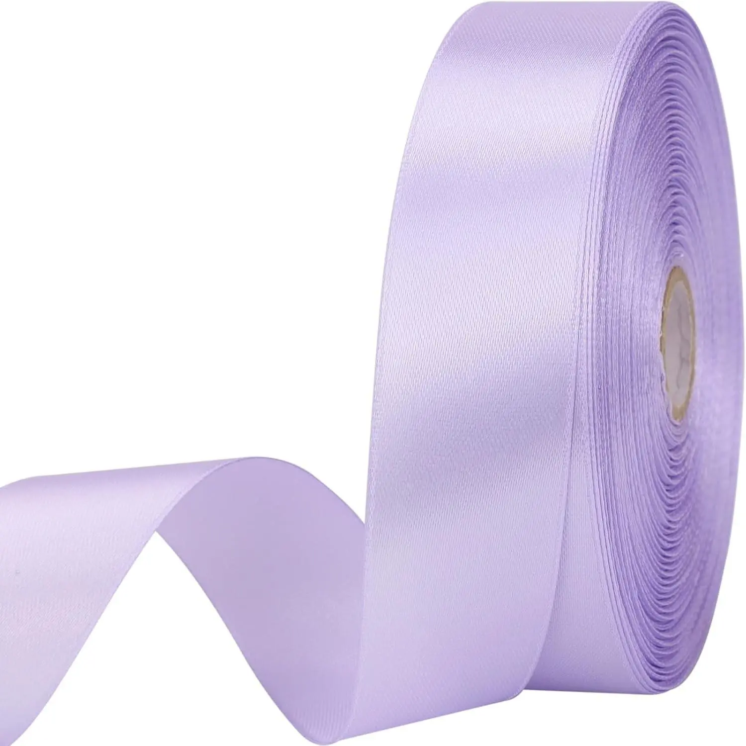 1 inches 50 Yard Lavender Satin Ribbon for Gift Wrapping, Wedding, Crafts, Christmas,Easter, Floral, Hair, Invitation Decorations and More