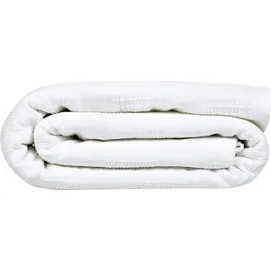 Thermal Blanket (White, ) Long Lasting and Durable Snag-Free Blanket, Made from   Material for , 66x90 Inches