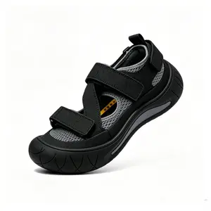 2026 New Men's Outdoor Trekking Sandals, Breathable Closed-Toe Water Shoes, Non-Slip Quick-Dry Hiking Footwear