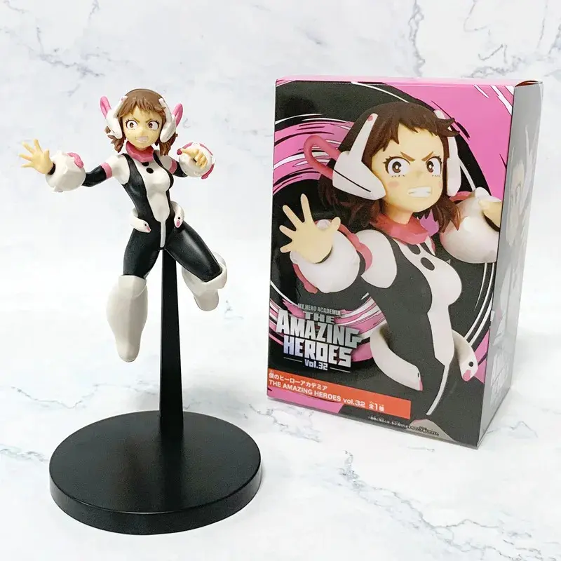 My Hero Academia Ochaco Uraraka Zero Gravity Quirk Standing Pose Bishoujo Collectible Figurine Model