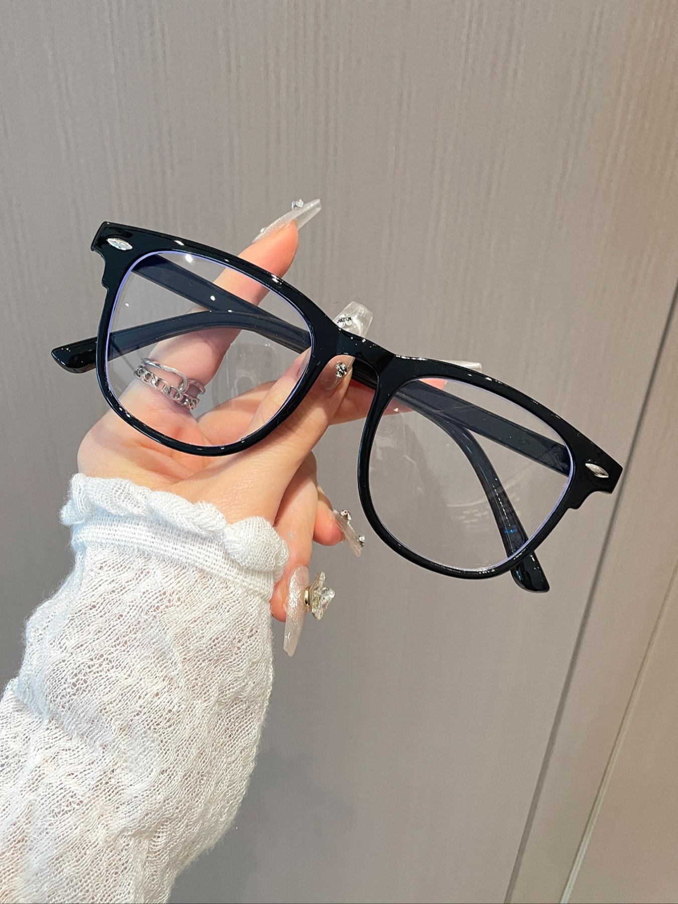 Unisex Vintage Leopard Pattern Eyeglasses (1 Pair), Simple Style Plain Color Eyeglasses for Everyday Use, Fashion Eyeglasses for Daily Clothing Decor