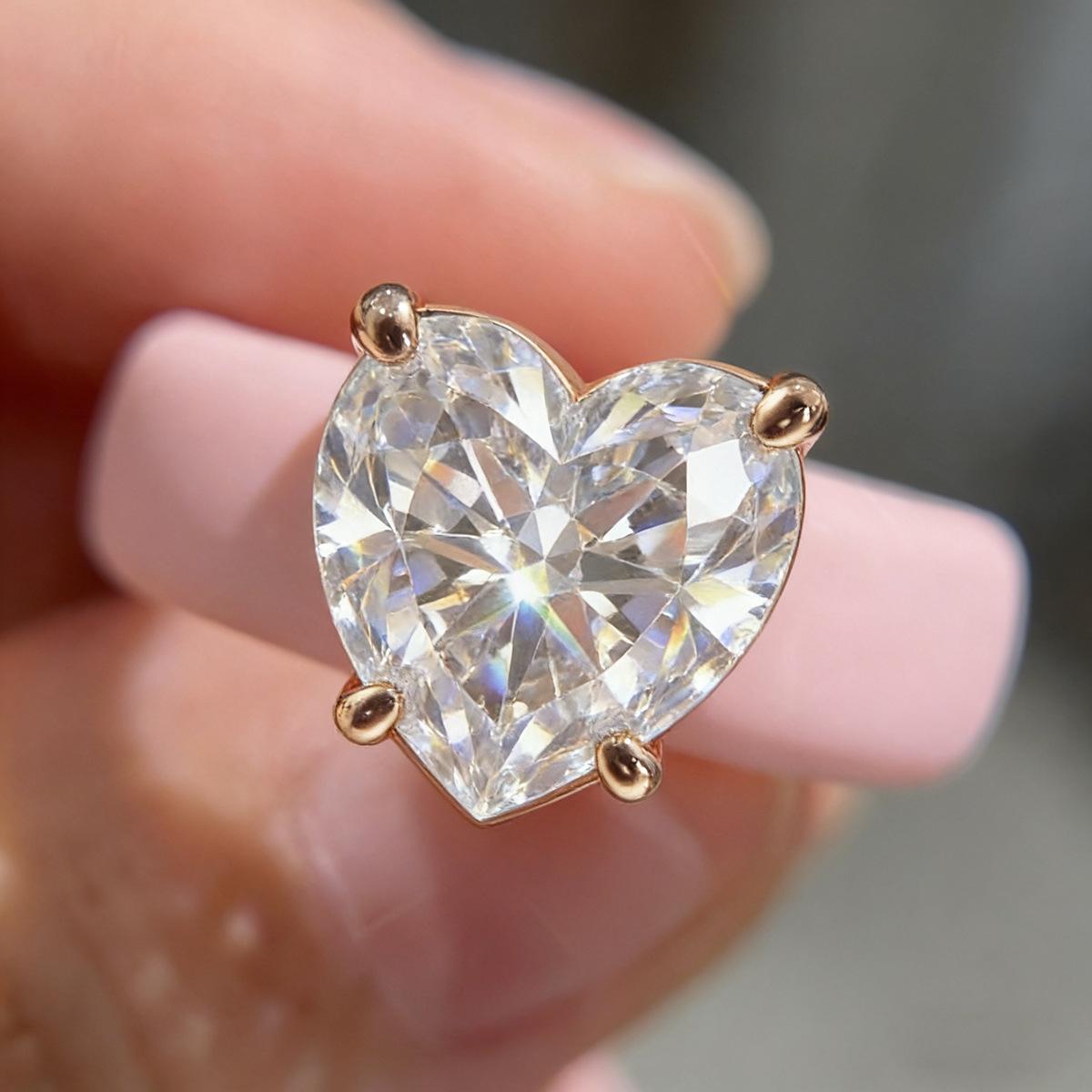 Trending Square Zircon Silicone Ring Set for Women - Stackable Minimalist Jewelry, Versatile Statement Accessories