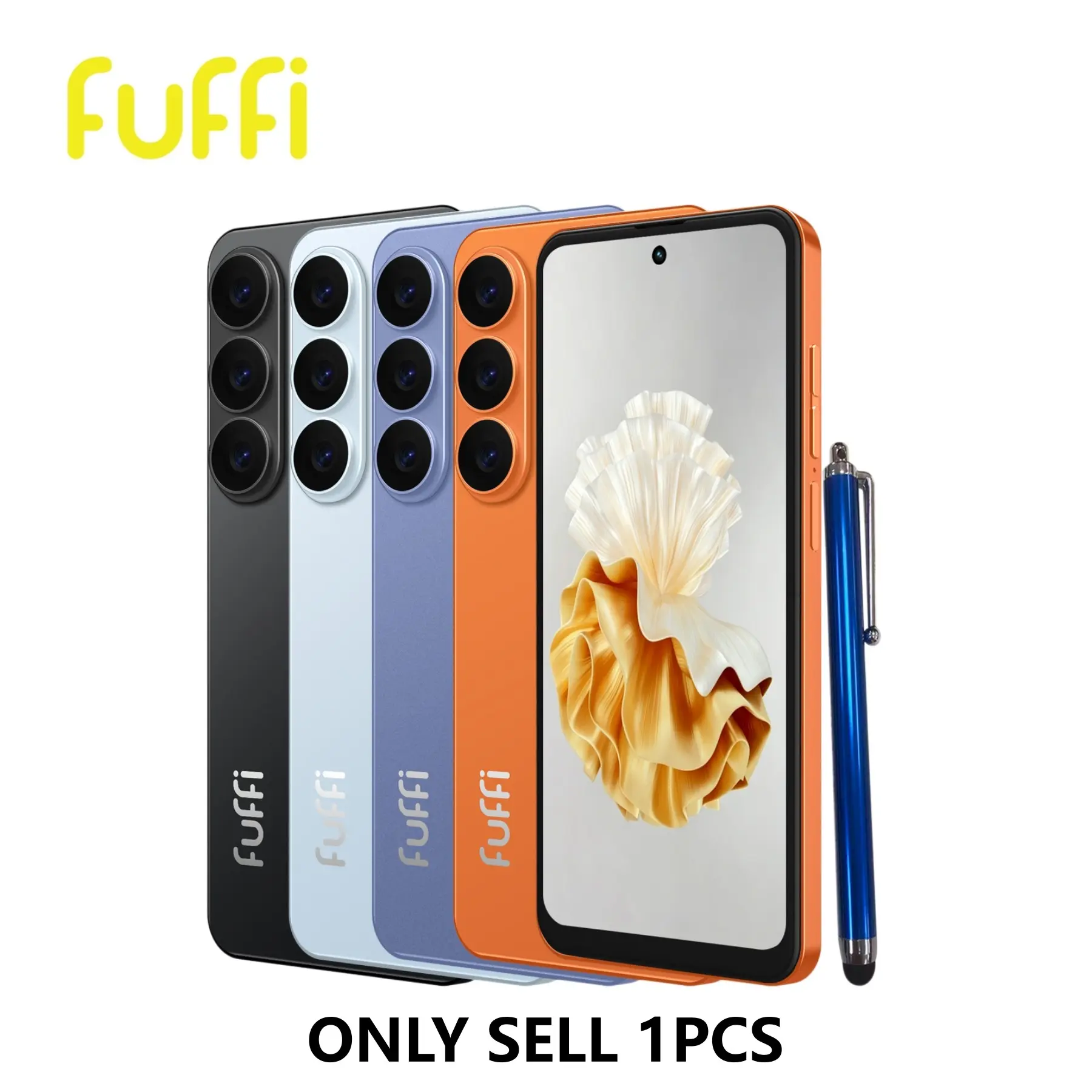 FUFFI S26 Pro 6.56-inch HD display, 3GB RAM, 32GB ROM, octa-core processor, 4G network, dual SIM standby, comes with stylus pen, 3100mAh battery, 2MP + 7MP camera, Android smartphone