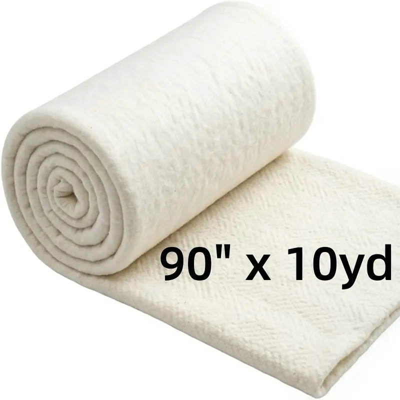 10 yards × 90 inches, 100% pure cotton filling fabric roll, easy to cut, soft quilted filling material, ideal for sewing, quilting, and DIY craft projects