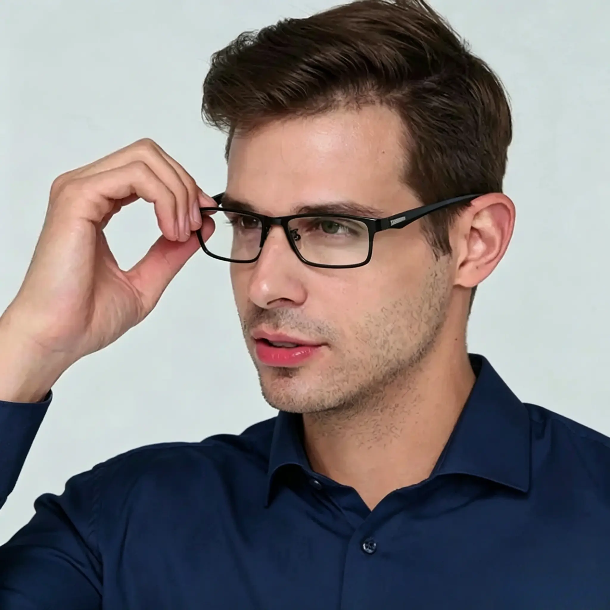 Photochromic Progressive Reading Eyewear - Blue Light Filter Multifocal Sports Glasses for Men, Auto-Darkening High Quality Cycling Gear, Comfortable Wear, High Quality Eyewear