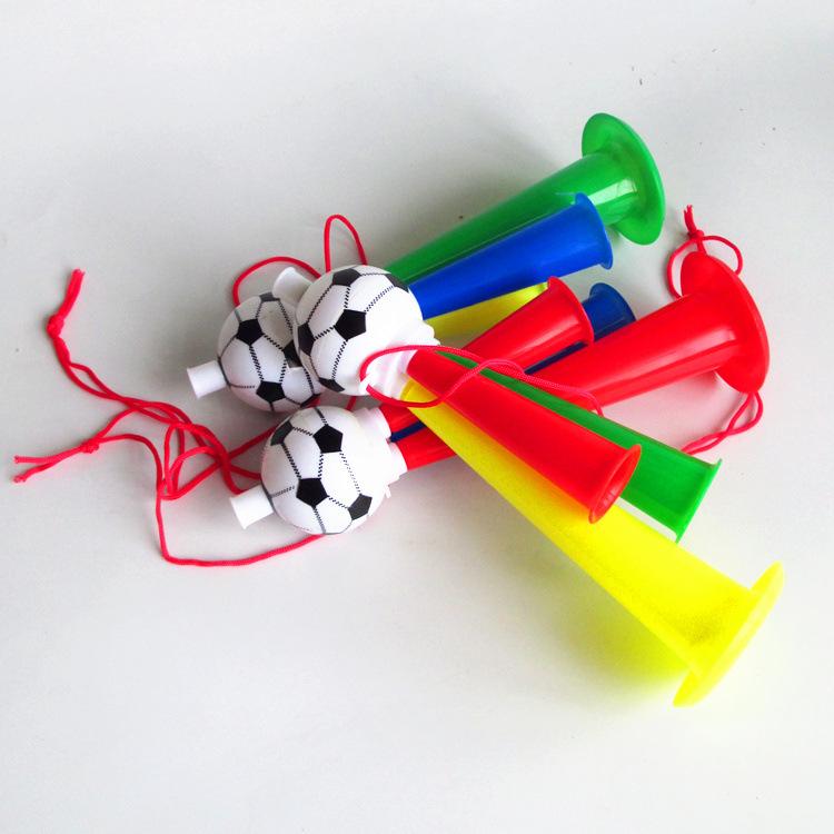 Football horn World Cup cheering props three-tone horn sports meet horn toy football horn