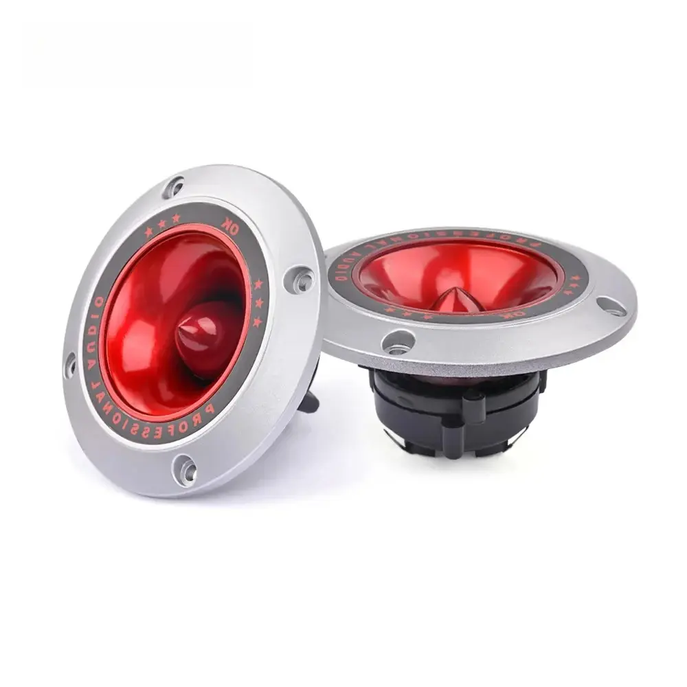 2Pcs 4 Inch Tweeters Speaker Piezoelectric Tweeter 100W Ceramic Buzzer Treble Audio Speaker Treble Piezo Stage Loudspeake Car Stereo Speaker