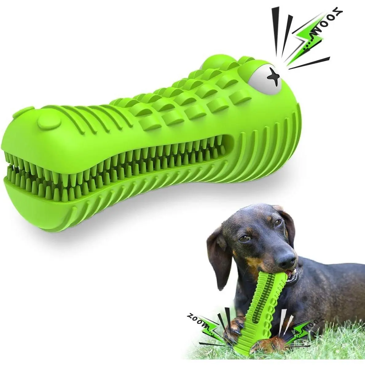 Indestructible Dog Toys for Aggressive Chewers - Tough Durable Squeaky Interactive Chew Toys for Large & Medium Breeds to Keep BusyGift