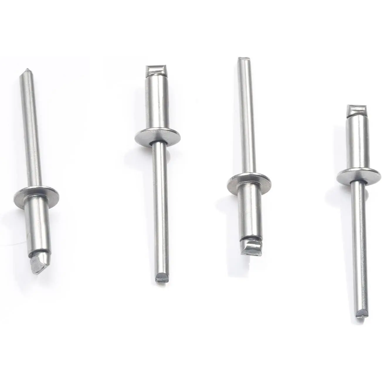 1/8" x 1/4" Stainless Steel Blind Rivets, 3.2 x 6mm Pop Rivets, Pack of 50