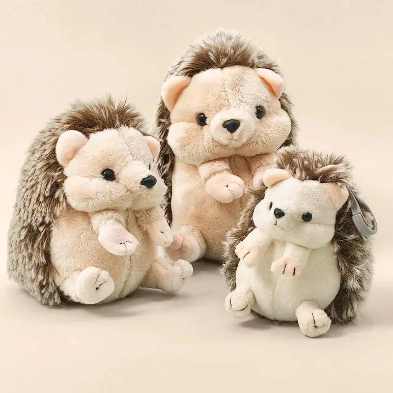 Whimsical Animal-Shaped Soft Plush Stuffed Hedgehog Toy, Bedroom-Living Room House Decoration, Sleeping Companion & Cute Birthday Gift Doll