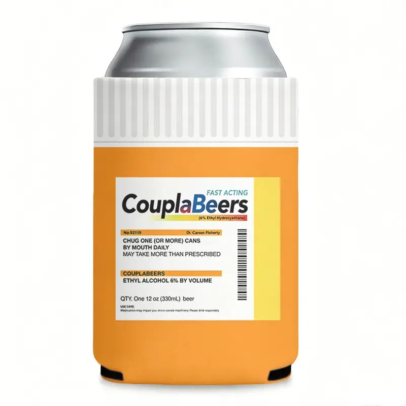 Funny Can Cooler – Insulated Cold Drinkware Can Koozie for 12 oz Cans, Humorous Cooling Thermocoolers Koozies for Cans, Hilarious Party Favors & Gag Gifts for Beer Lovers, Practical