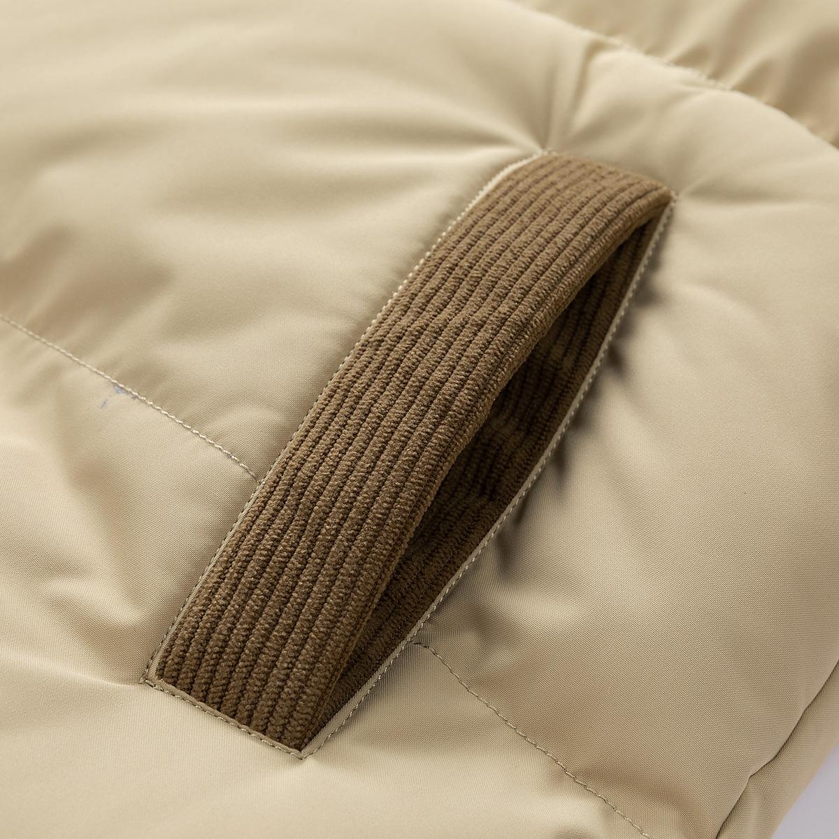 Modern Men's Cotton-Padded Coat: Mixed-Material Cut with Milano Italy Typography Graphic Print – A Sleek Warm Piece Merging Functional Design With Contemporary European Aesthetic Perfect for Daily Commutes Leisure Days or Cold-Weather Adventures