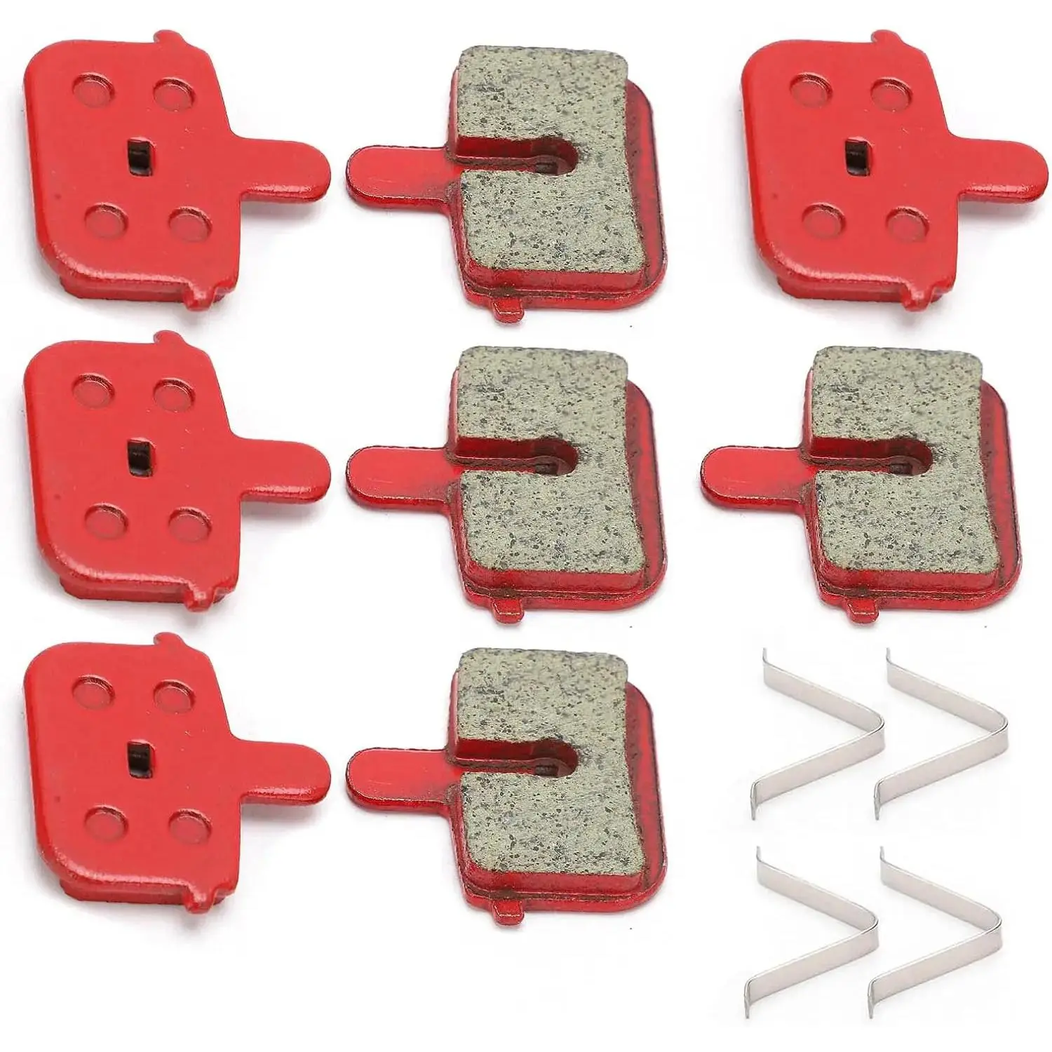 4 Pairs Pads Semi?Metal Braking Replacement for Electric Mountain Yifanyou Sports 4 Pairs Pads Semi?Metal Braking Replacement for Electric Mountain Yifanyou Sports