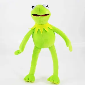 Kermit Plush Toy, The Muppet Show Frog Stuffed Animal, Popular Movie Character Pillow, Home Decor Birthday Christmas Present
