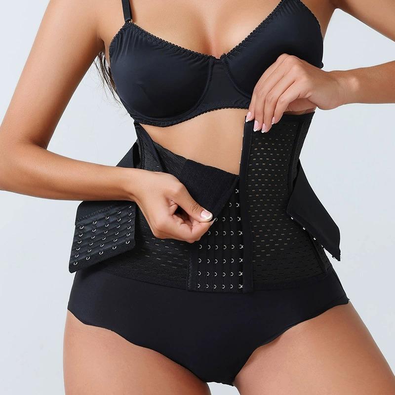 Women's Segmented Faja Body Shaper, High Elastic Mesh Breathable Waist Trainer, Firm Tummy Control Slim Cincher, Comfortable Sheath Girdle, Stretchy Lightweight Workout Shaper, Essential for Daily Casual & Fitness Waist Sculpting, Waist Trainers