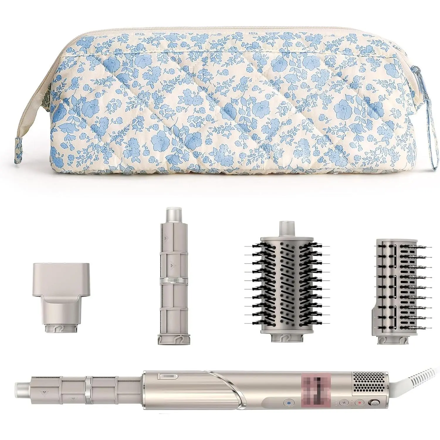 Shark Flex Style Travel Case For Dyson Hair Dryer Airwrap, Quilted Hair Tools Travel Bag Organizer Accessories Holder, Curling Iron Carrying Case For Shark Dyson Revlon