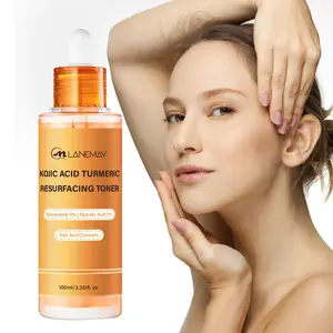 100ML Ferulic Acid Turmeric Resurfacing Toner, Contains Niacinamide and Glycolic Acid, Even Skin Tone, Quick Absorption, Suitable for Most Skin Types
