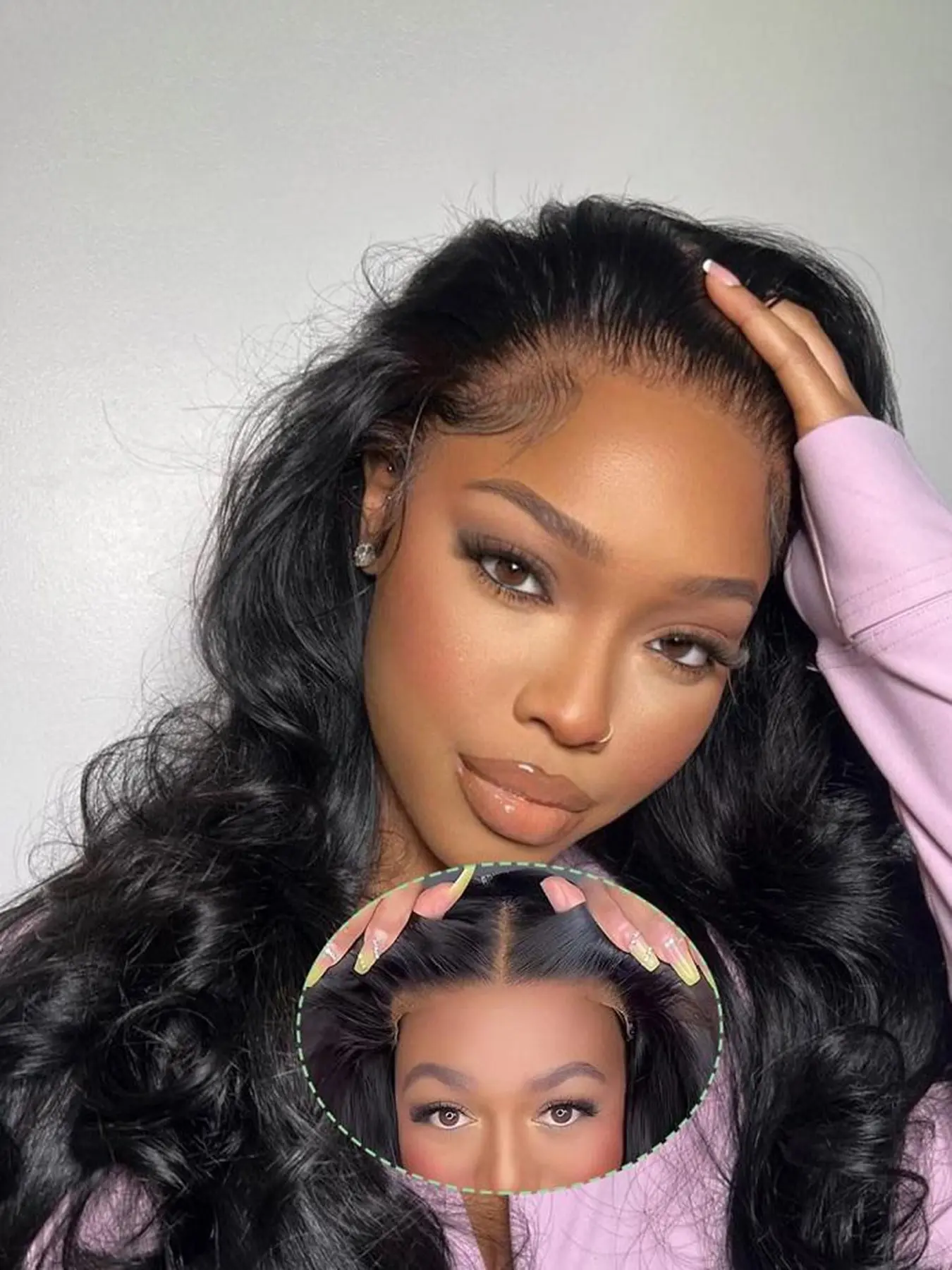 Body Wave 5x5 Glueless Lace Wigs Human Hair Wig Pre Plucked Transparent Lace Wig For Women 150% Density Brazilian Virgin Hair